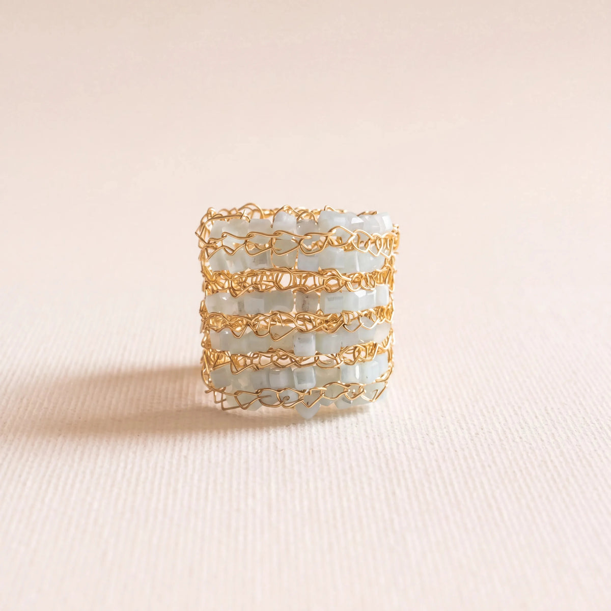 Ivory Weave Statement Ring