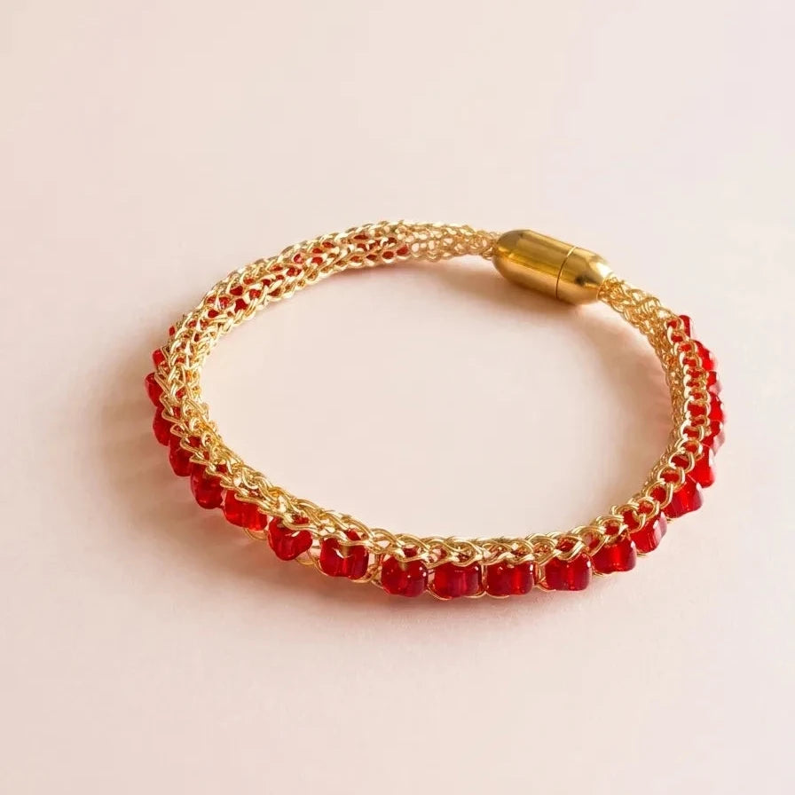 Nini Woven Crystal Bracelet
