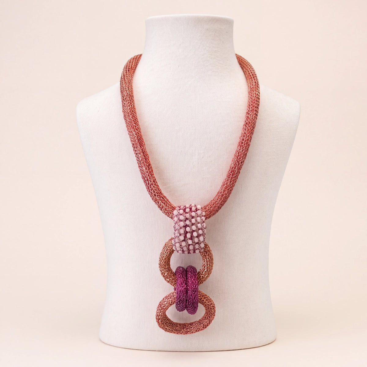 Chromatic Links Statement Necklace