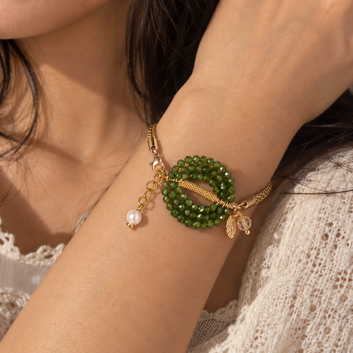 Nini Verdant Sculptural Bracelet