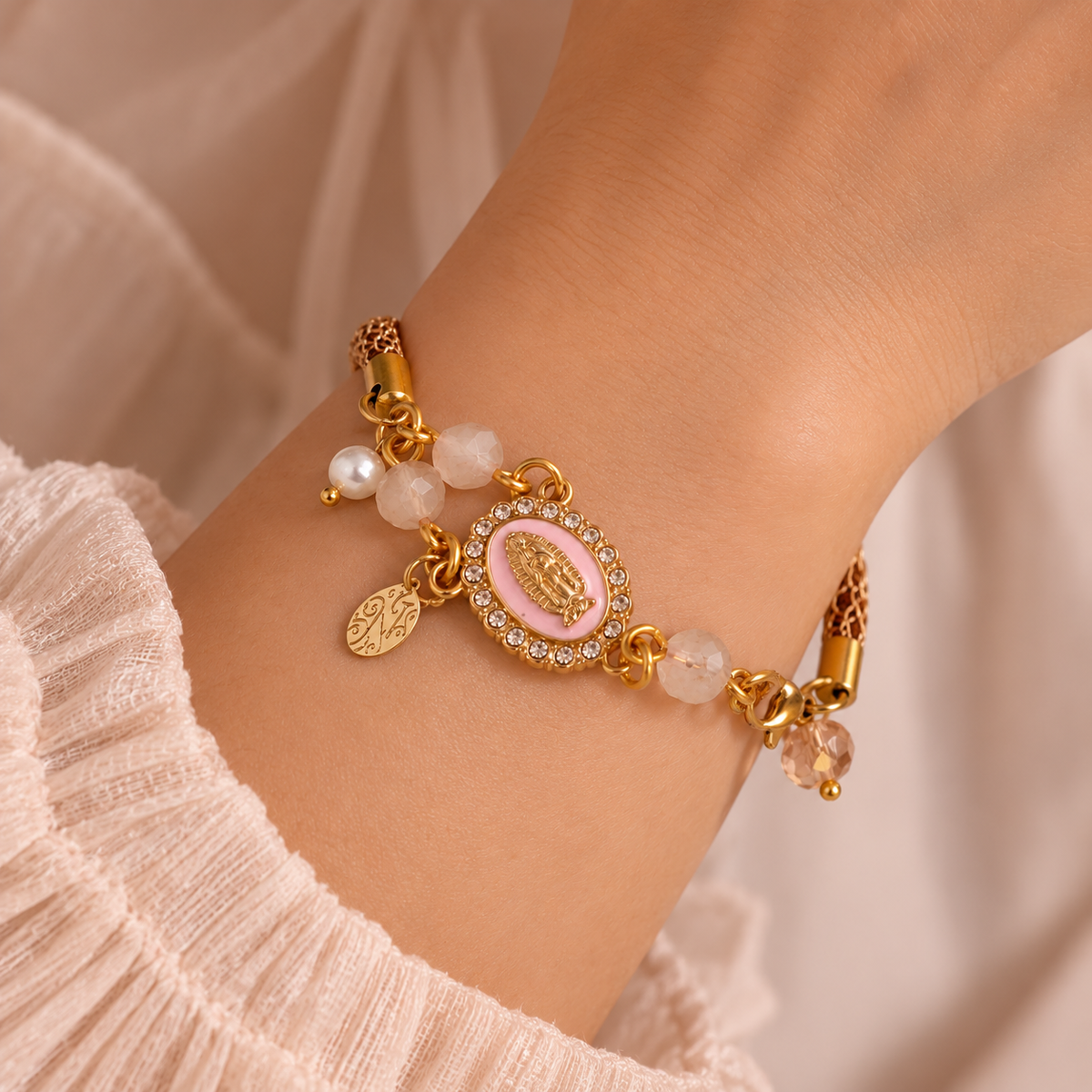 Rose Quartz Devotion Bracelet