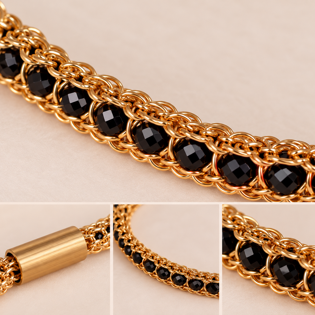 Nini Woven Crystal Bracelet