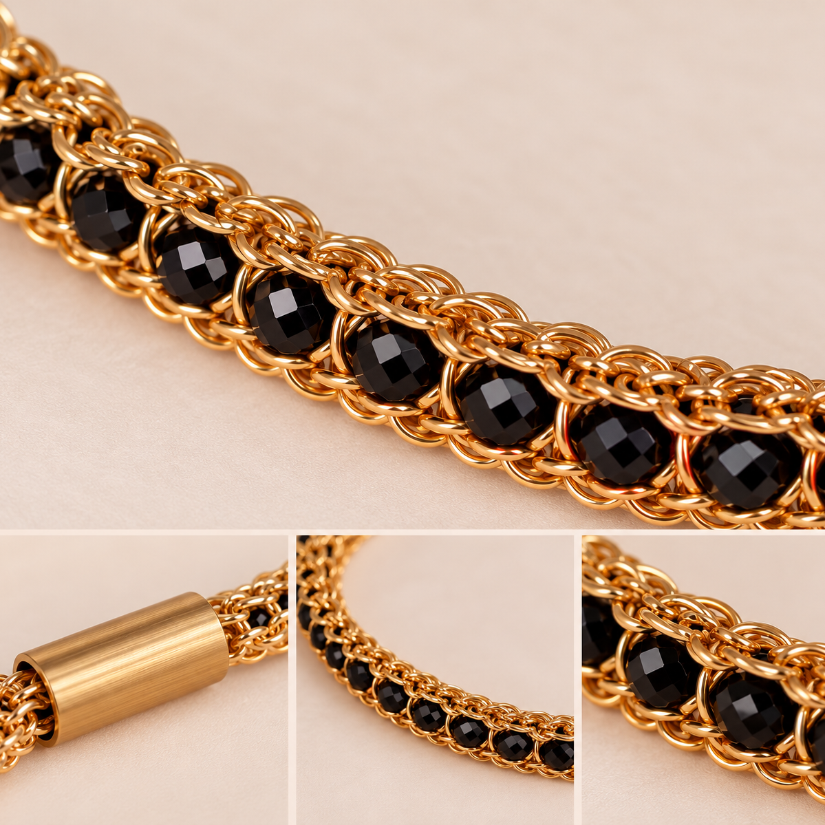 Nini Woven Crystal Bracelet