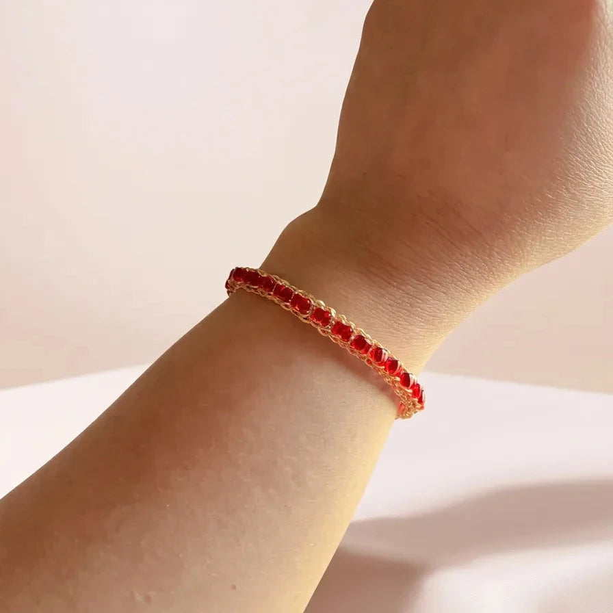 Nini Woven Crystal Bracelet