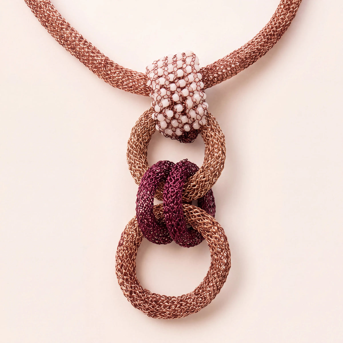 Chromatic Links Statement Necklace
