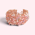 Nini Blush Sculptural Cuff Bracelet